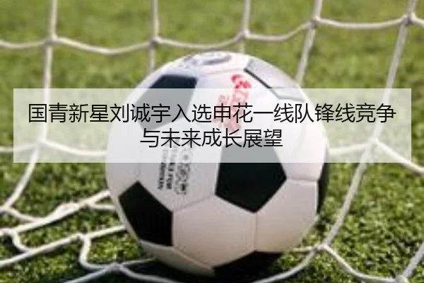 国青新星刘诚宇入选申花一线队锋线竞争与未来成长展望